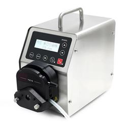 3升化工原料溶液定时加料蠕动泵软管灌装机